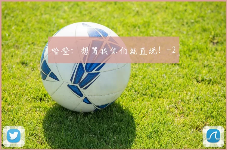 哈登：想骂我你们就直说！