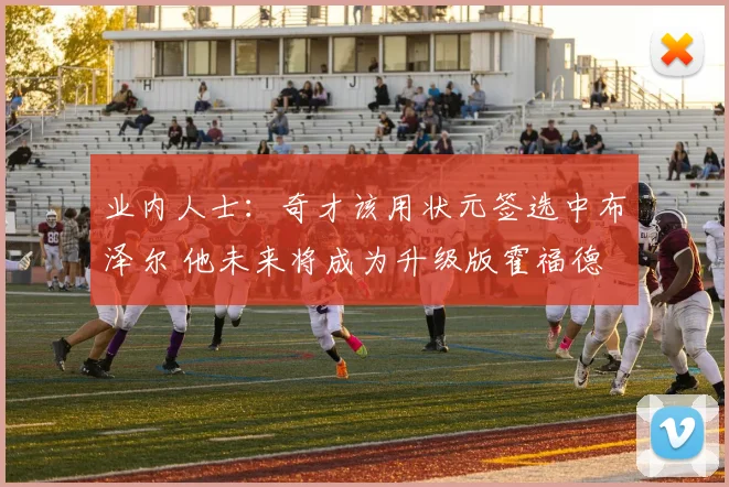 业内人士：奇才该用状元签选中布泽尔 他未来将成为升级版霍福德
